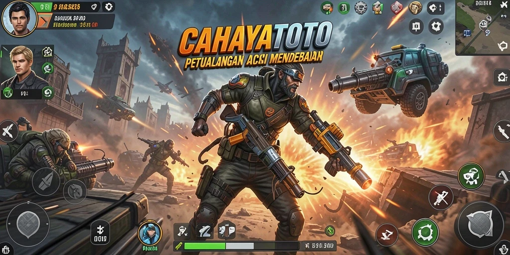 Gameplay menegangkan dengan aksi cepat CAHAYATOTO.