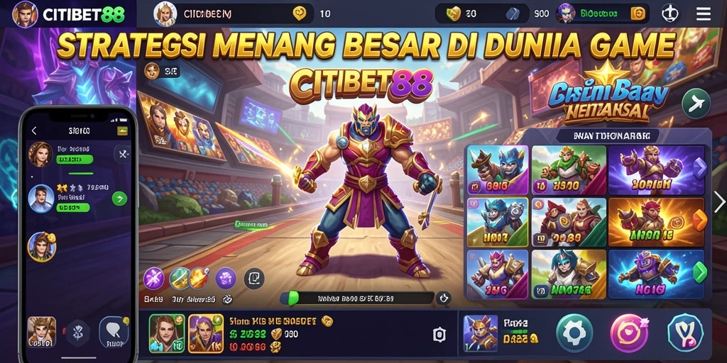Tampilan gameplay CITIBET88 yang strategis dan menantang.