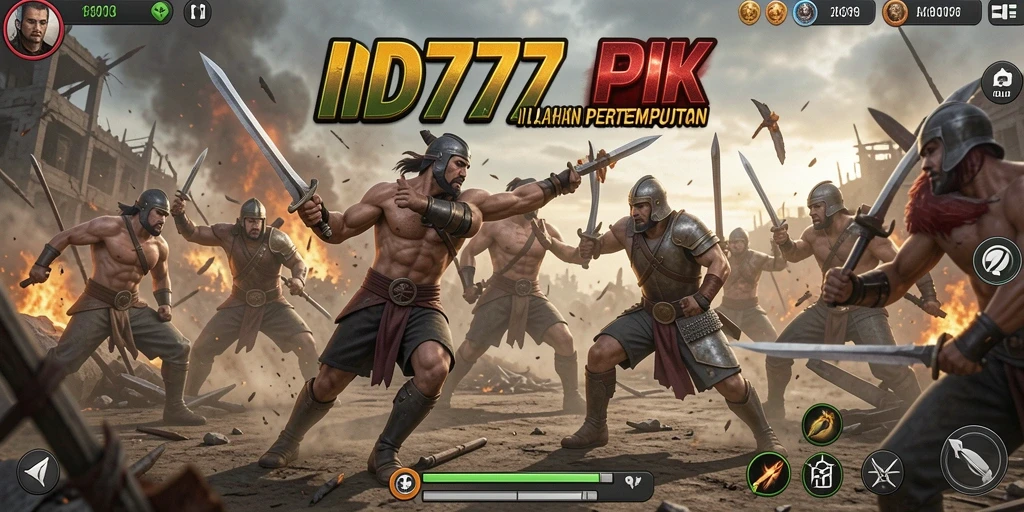 Gameplay intens dalam pertempuran Battle Royale di ID777.