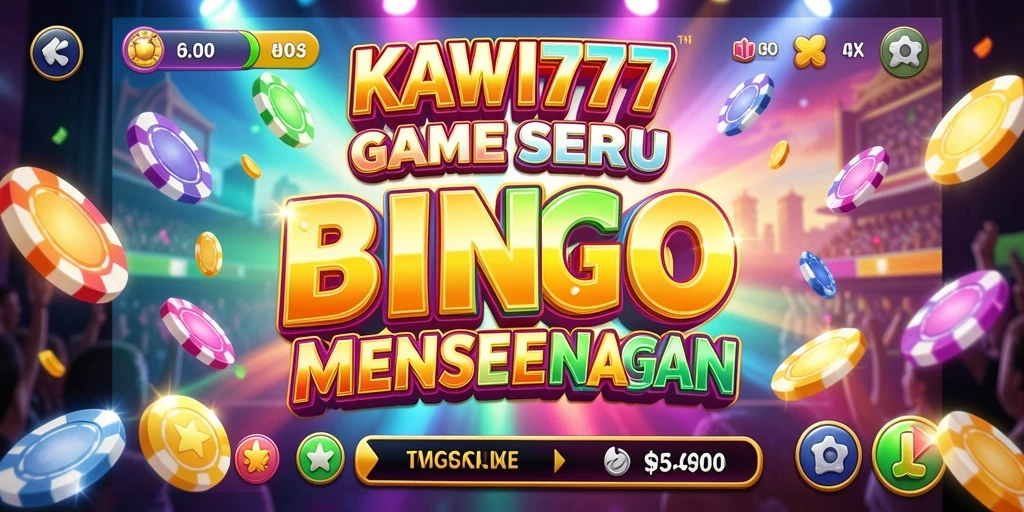 Screenshot KAWI777 menunjukkan gameplay Bingo yang seru dan interaktif.