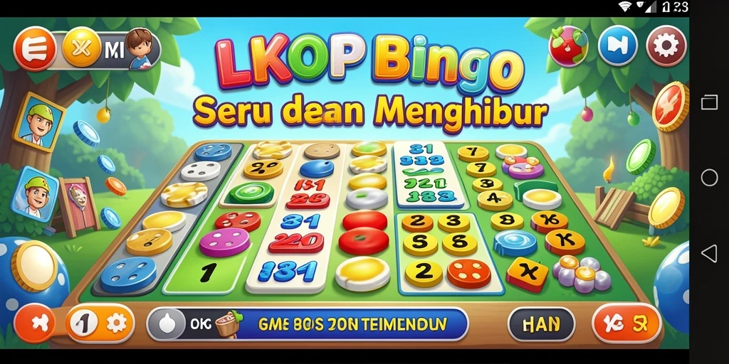 Tampilan gameplay Bingo LKOPEN yang seru dan interaktif.
