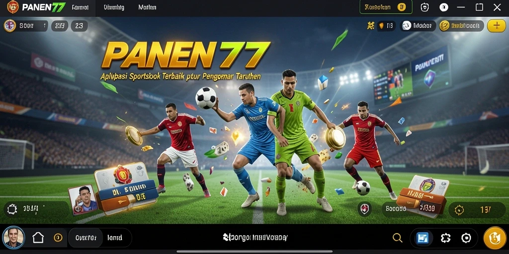 Screenshot gameplay PANEN77 menunjukkan taruhan olahraga langsung yang menarik.