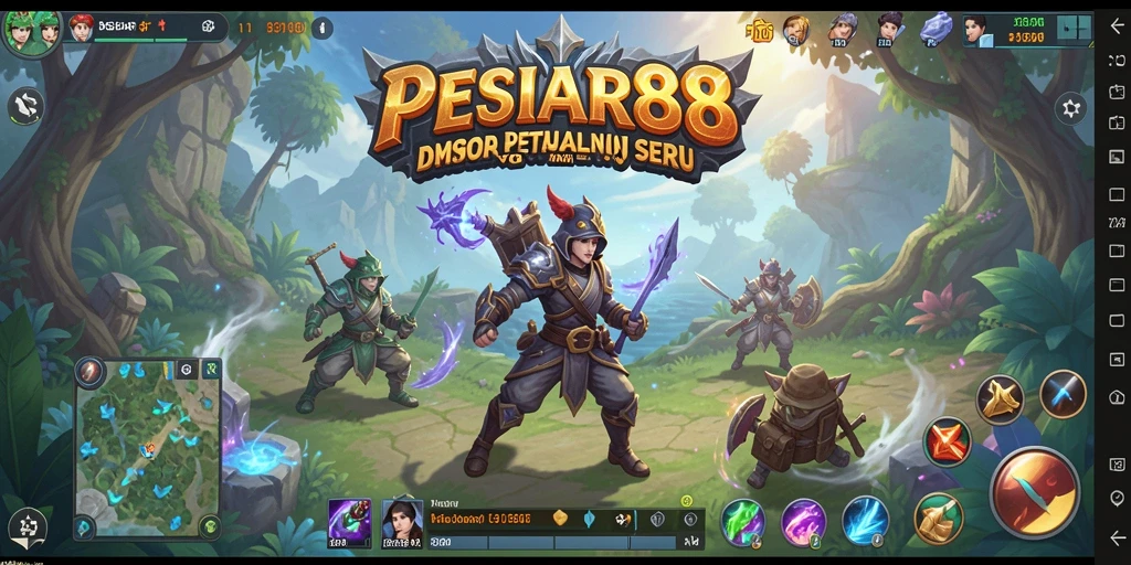 Tampilan gameplay menarik dari PESIAR88 dalam dunia MMORPG.