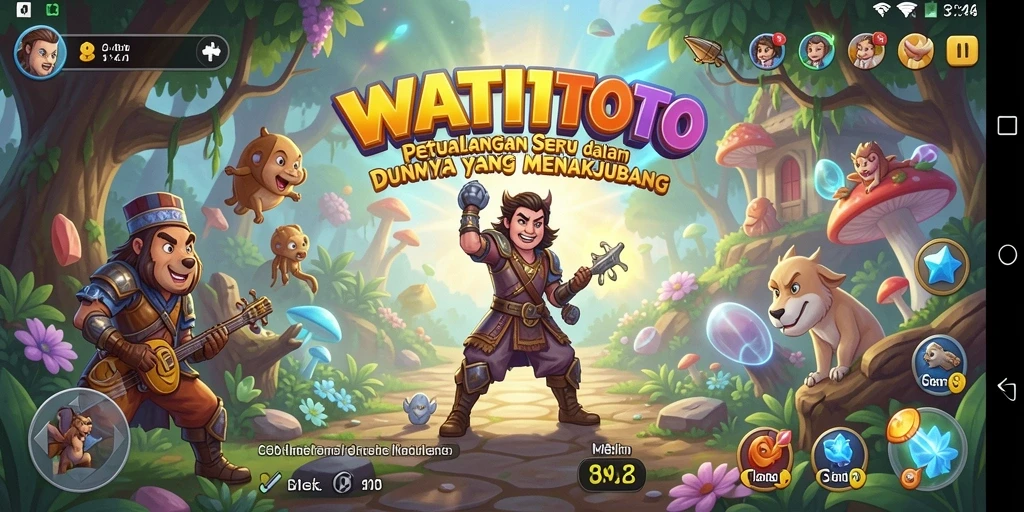 Tampilan gameplay WATITOTO yang menakjubkan dan penuh aksi.