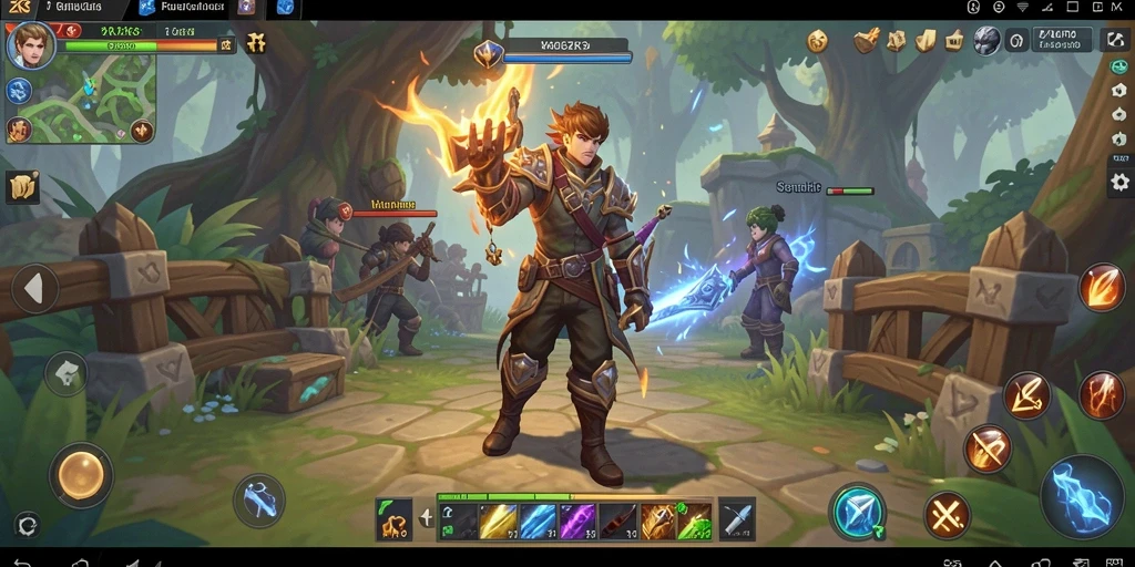 Tampilan gameplay seru dan mendebarkan dalam ZK3.